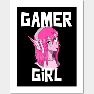 Gamer Girl Posters and Art